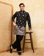 Royal Black Embroidered Designer Kurta Set with Premium Finish
