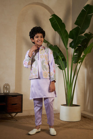Baby Pink Embroidered Carnival Set for Boys
