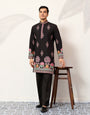 Ethnic Speical Classic Black Embroidered Kurta for Mens