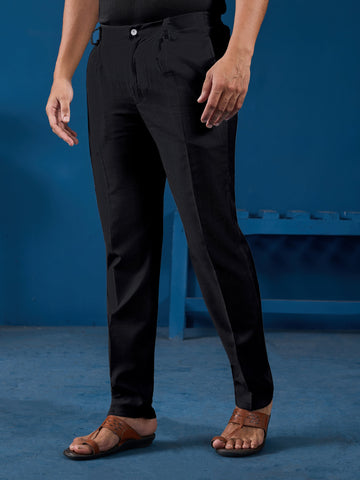 Classy Black Mirror Kurta Pant Wedding Outfit for Mens