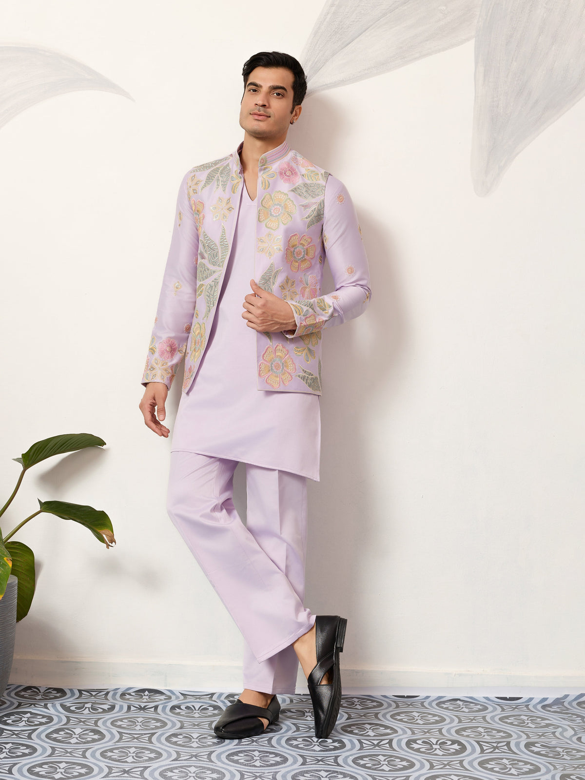 Mens Wear Designer Luxury Koti Kurta Set for Carnival Season
