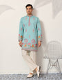 Sky Look Embroidered Work Ready made Mens Wear Kurta