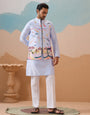 Sky Exclusive Wedding Wear Koti Kurta Pair with Mens Wear